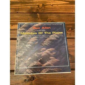 Rex Allen Sings Melodies Of The Plains LP Record